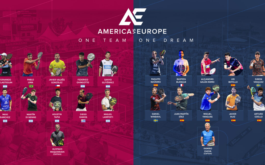 America vs Europa, llega la Laver Cup del Padel